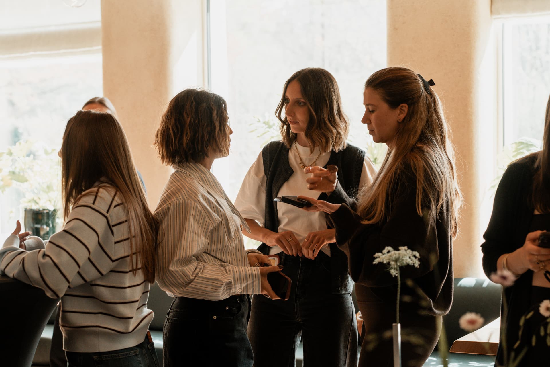 Femmes réunies lors de la journée bien-être Mommentum